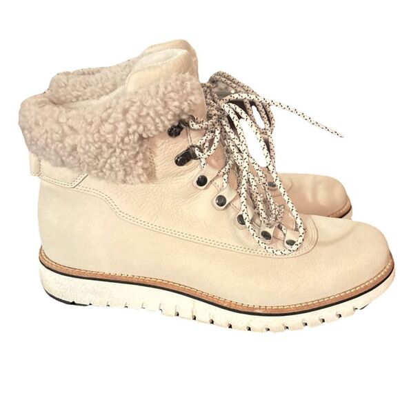 COLE HAAN Women’s 8.5 Zerogrand Explorer GrandExplore Lace Up Boots Waterproof - Picture 1 of 10